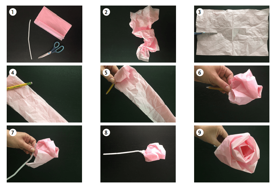 How To Make A Paper Rose Step By Step